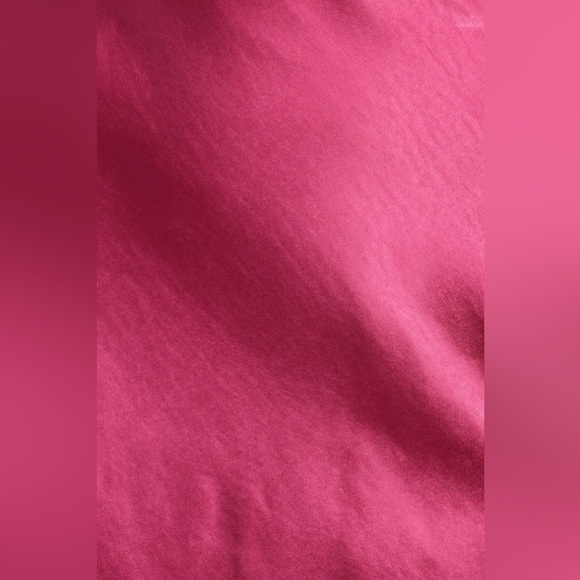 LULU’S Flirty Days Magenta Satin Mini Skirt - Picture 5 of 5